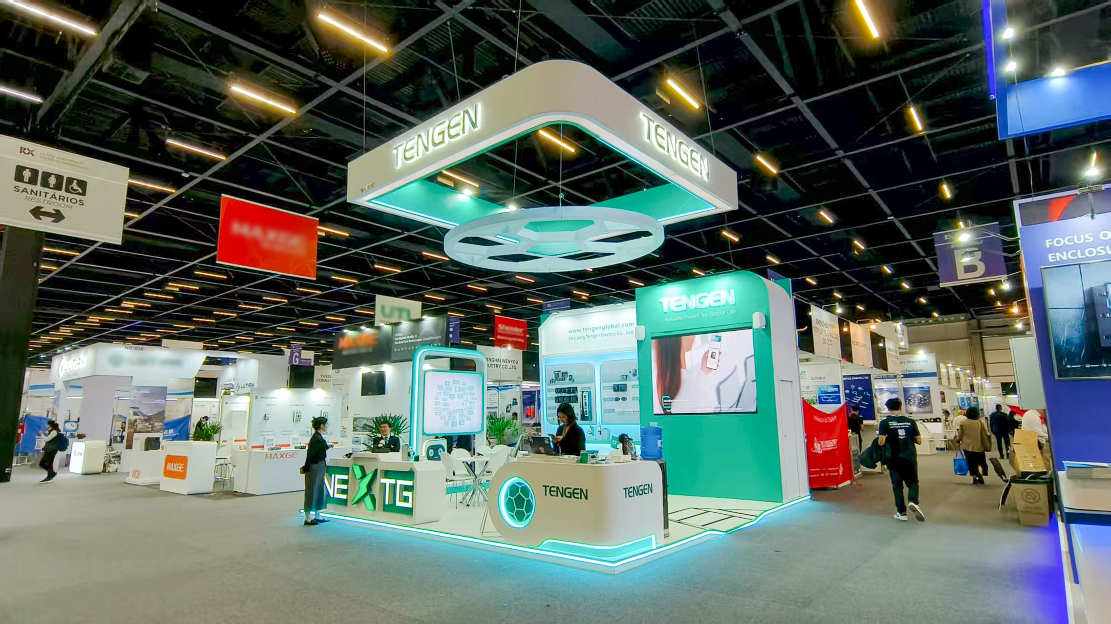 闪耀拉美丨w66利来亮相FIEE巴西国际电力展